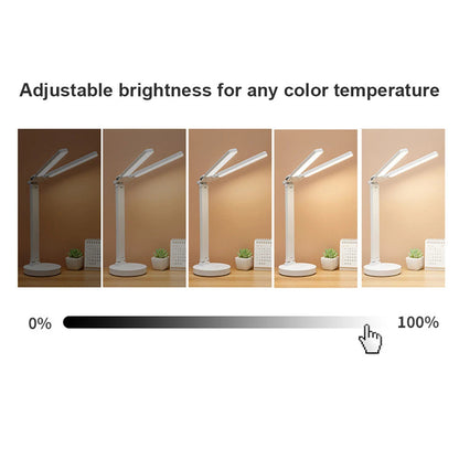 Adjustable Rechargeable Reading Lamp - Dimmable with Phone Table-Orizon Depot