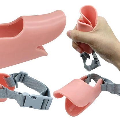 Adjustable Silicone Duckbill Dog Muzzle for Small and Large Dogs-Orizon Depot