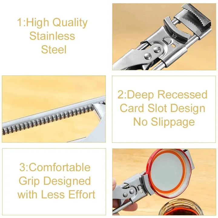 Adjustable Stainless Steel Non-Slip Bottle Opener | Kitchen Gadget-Orizon Depot
