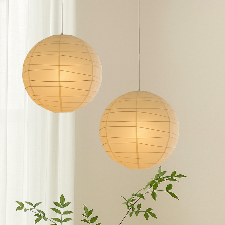 Akari A Rice Paper Pendant Light-Orizon Depot
