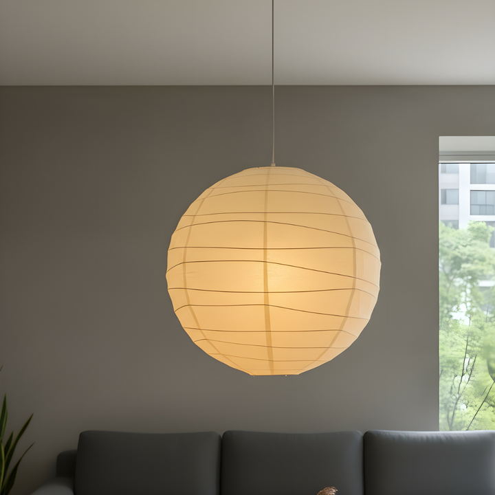 Akari A Rice Paper Pendant Light-Orizon Depot