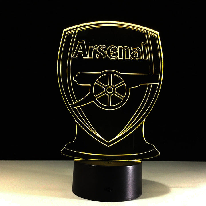 3D Optical Illusion Lamp - Football Arsenal Design-Orizon Depot