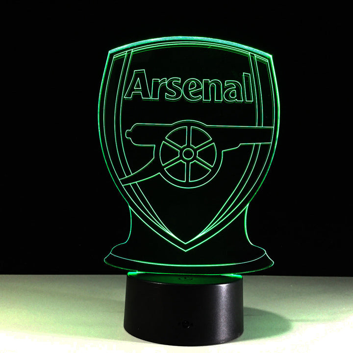 3D Optical Illusion Lamp - Football Arsenal Design-Orizon Depot