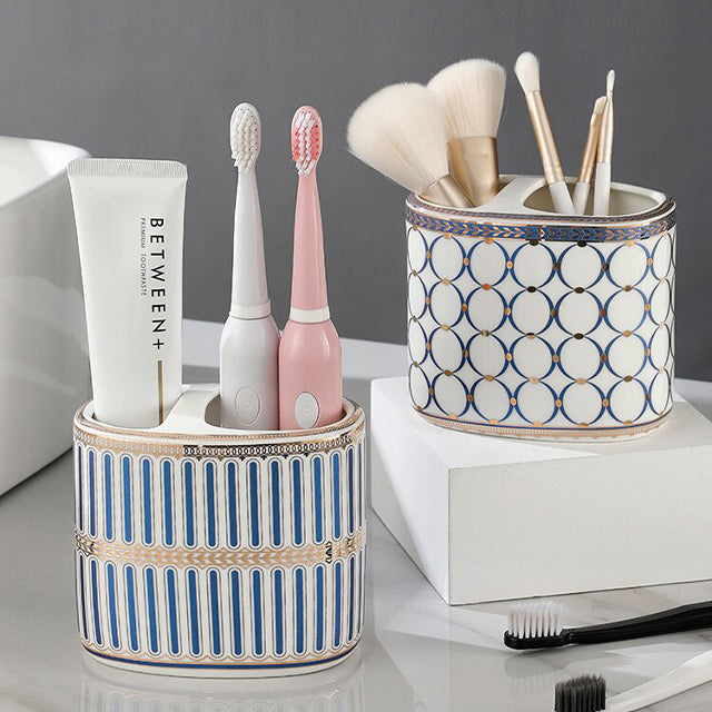 Luxurious Art Deco Bathroom Accessory Holder-Orizon Depot
