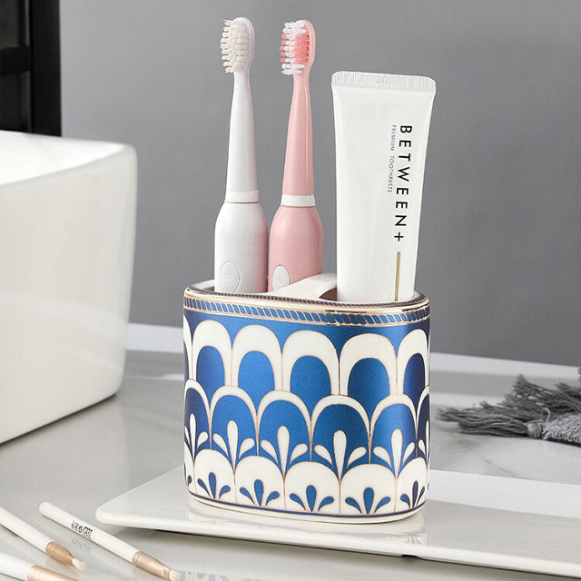 Luxurious Art Deco Bathroom Accessory Holder-Orizon Depot