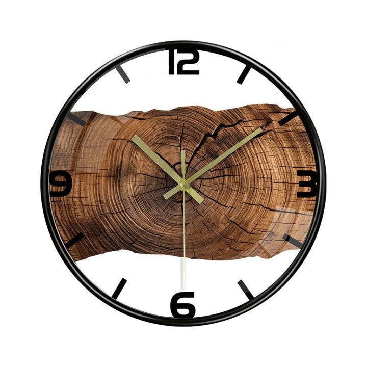 Elegant Silent Wooden Wall Clock for Stylish Home Décor