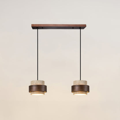 Ascend Retro Stone Wabi-Sabi Pendant-Orizon Depot