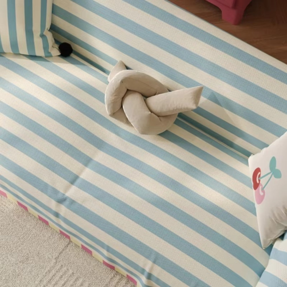 Pastel Striped Sofa Cover for Stylish Home Decor-Orizon Depot