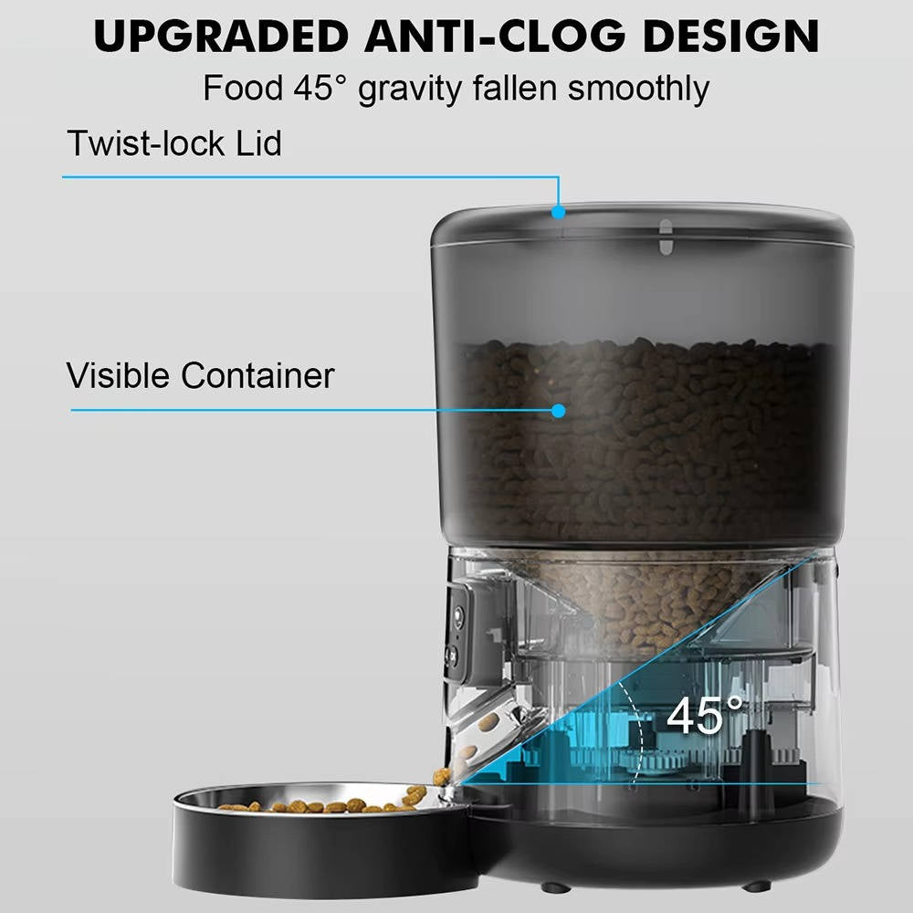 Automatic Smart Pet Feeder for Cats and Dogs-Orizon Depot