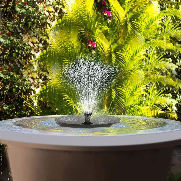 Eco-Friendly Solar Water Fountain