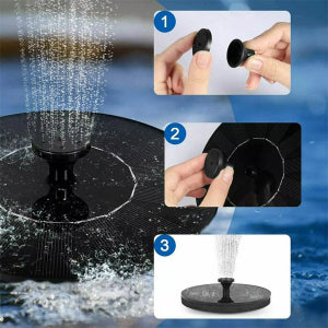 Eco-Friendly Solar Water Fountain