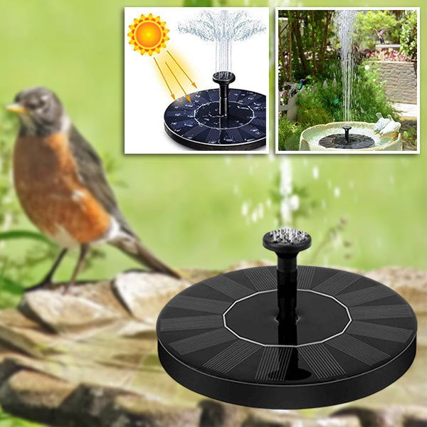 Eco-Friendly Solar Water Fountain