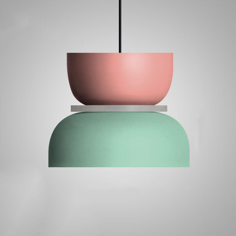 Nordic Colorful Macaron 1-Light LED Pendant Lamp-Orizon Depot