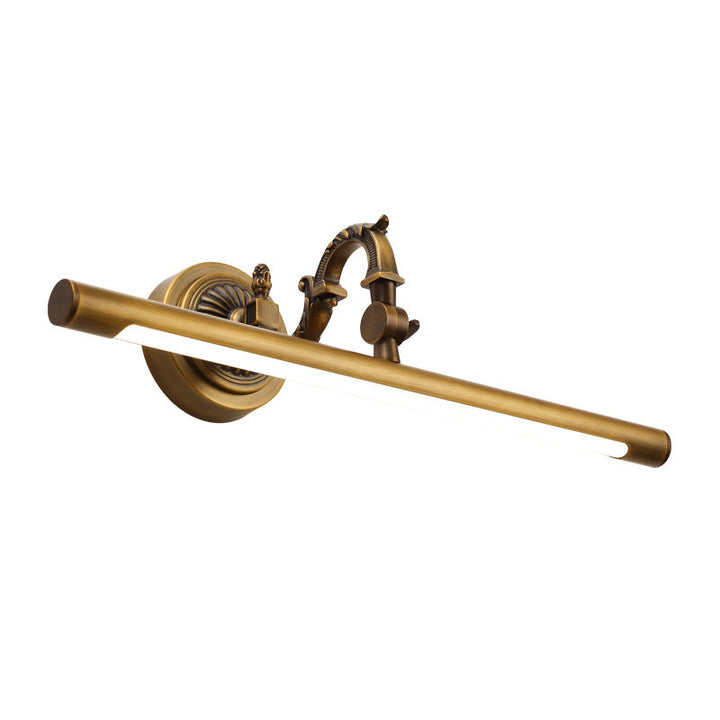Traditional Vintage Long Copper LED Wall Sconce Light For Bathroom-Orizon Depot