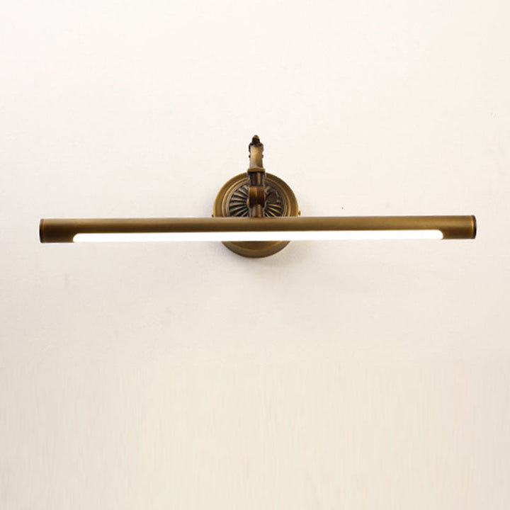 Traditional Vintage Long Copper LED Wall Sconce Light For Bathroom-Orizon Depot