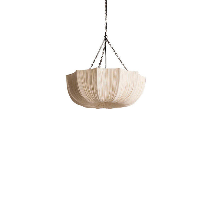 Traditional French Petal Fabric Shade 3/5-Light Dining Chandelier-Orizon Depot