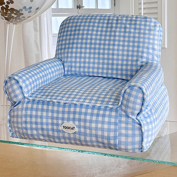 Stylish Minimalist Rectangular Cat Bed with Backrest for Living Room-Orizon Depot