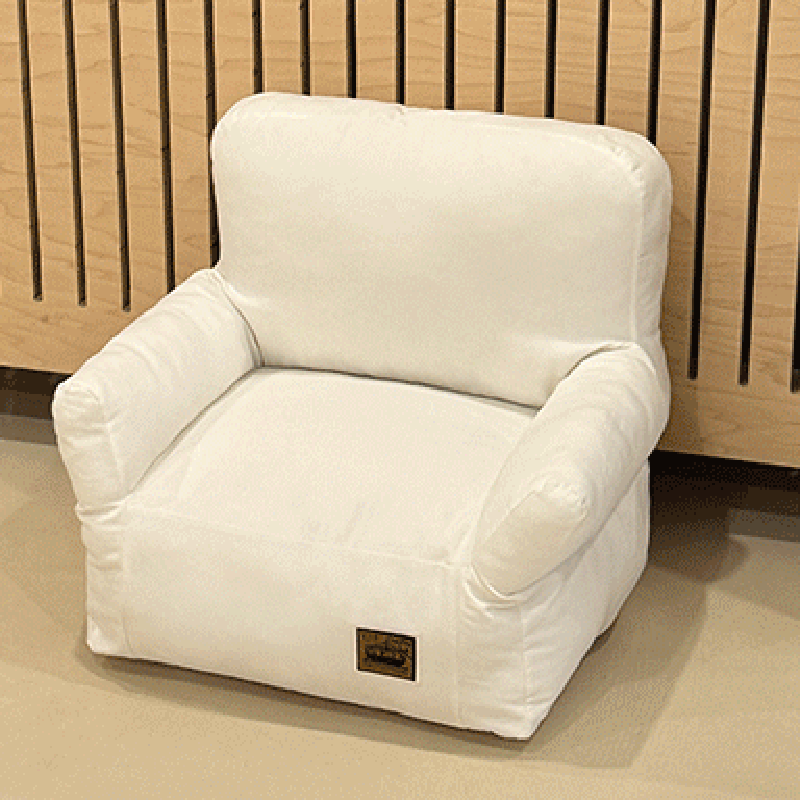 Stylish Minimalist Rectangular Cat Bed with Backrest for Living Room-Orizon Depot