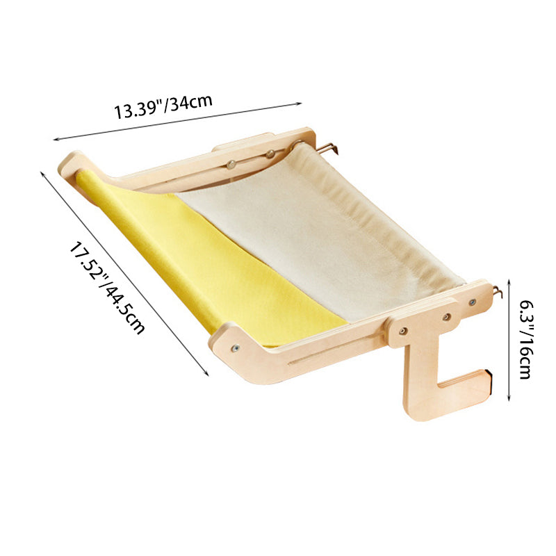 Stylish Multi-Layer Rectangular Cat Bed with Cotton Linen & Steel-Orizon Depot