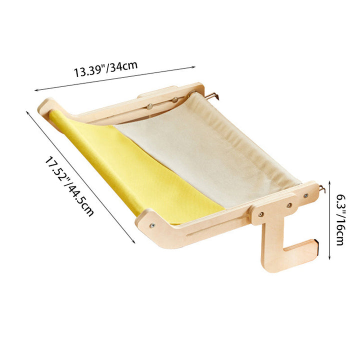 Stylish Multi-Layer Rectangular Cat Bed with Cotton Linen & Steel-Orizon Depot