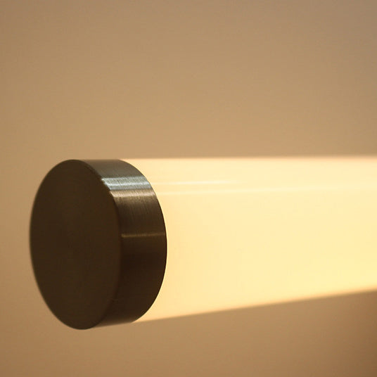 Modern Minimalist Cylindrical LED Wall Sconce with Iron Base Acrylic Shade for Bathroom Vanity-Orizon Depot