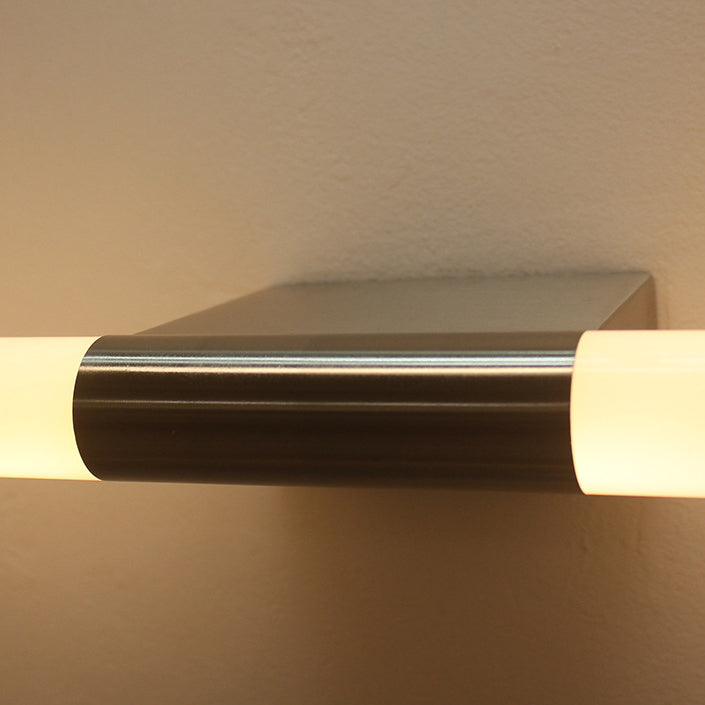 Modern Minimalist Cylindrical LED Wall Sconce with Iron Base Acrylic Shade for Bathroom Vanity-Orizon Depot