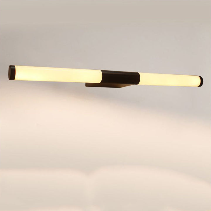 Modern Minimalist Cylindrical LED Wall Sconce with Iron Base Acrylic Shade for Bathroom Vanity-Orizon Depot