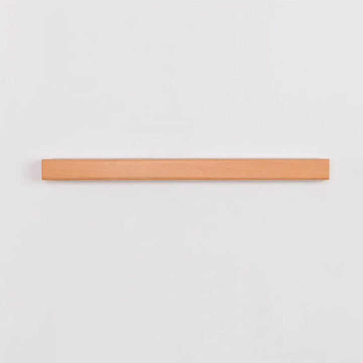Japanese Minimalist Solid Wood Strip LED Wall Sconce Lamp-Orizon Depot