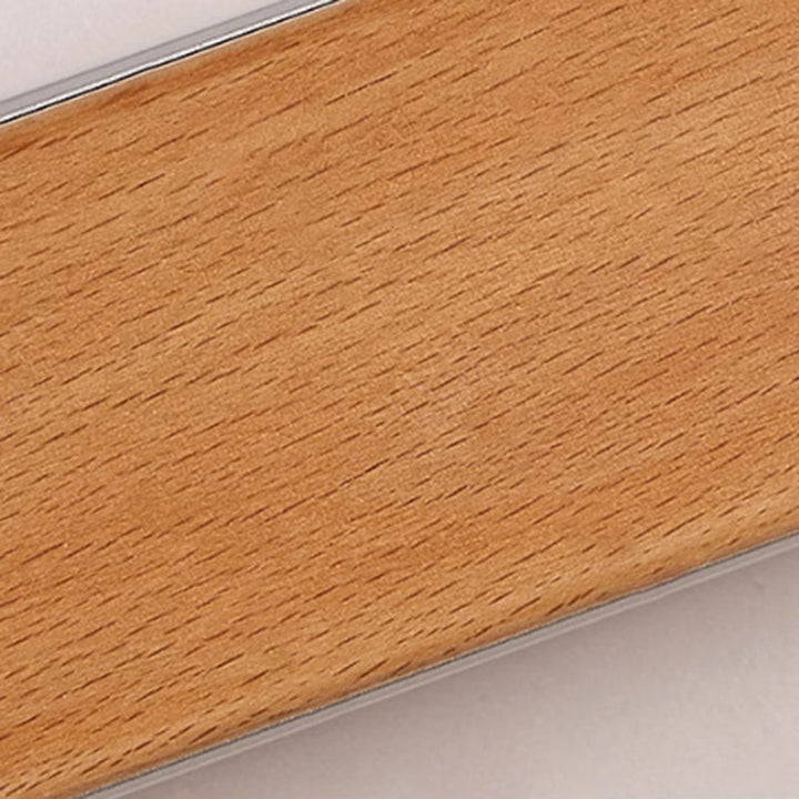 Japanese Minimalist Solid Wood Strip LED Wall Sconce Lamp-Orizon Depot