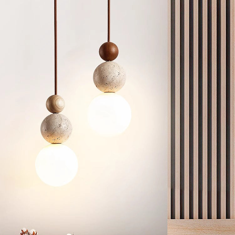 Traditional Japandi Multi Orb Hanging Lamp for Modern Homes-Orizon Depot
