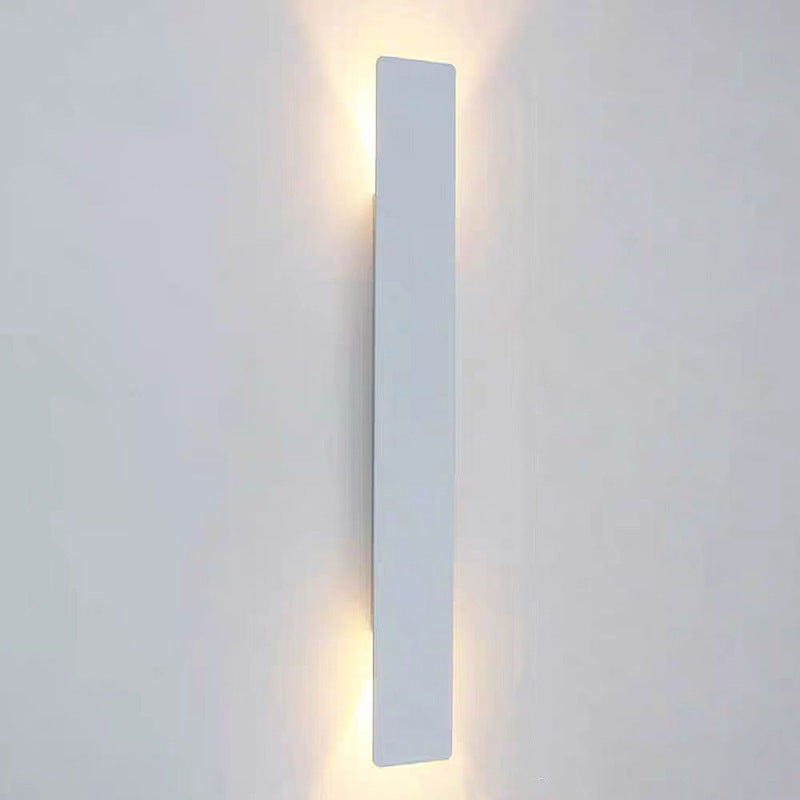Modern Minimalist Waterproof Long Strip Aluminum Acrylic LED Wall Sconce Lamp for Patio