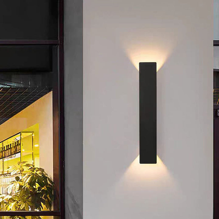 Modern Minimalist Waterproof Long Strip Aluminum Acrylic LED Wall Sconce Lamp for Patio-Orizon Depot