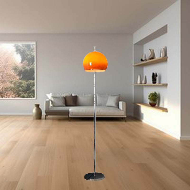 Modern Mid-Century 2-Light Mushroom Iron Acrylic Standing Lamp for Living Room-Orizon Depot