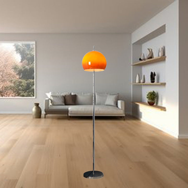Modern Mid-Century 2-Light Mushroom Iron Acrylic Standing Lamp for Living Room-Orizon Depot