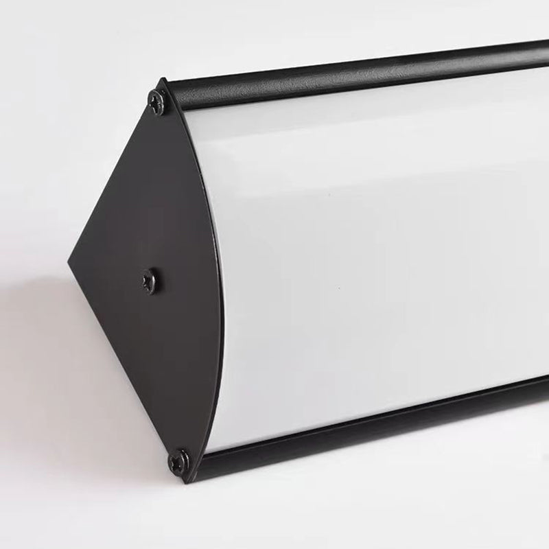 Modern Simplistic Waterproof Rectangular Aluminum Acrylic LED Outdoor Wall Sconce Lamp For Garden-Orizon Depot