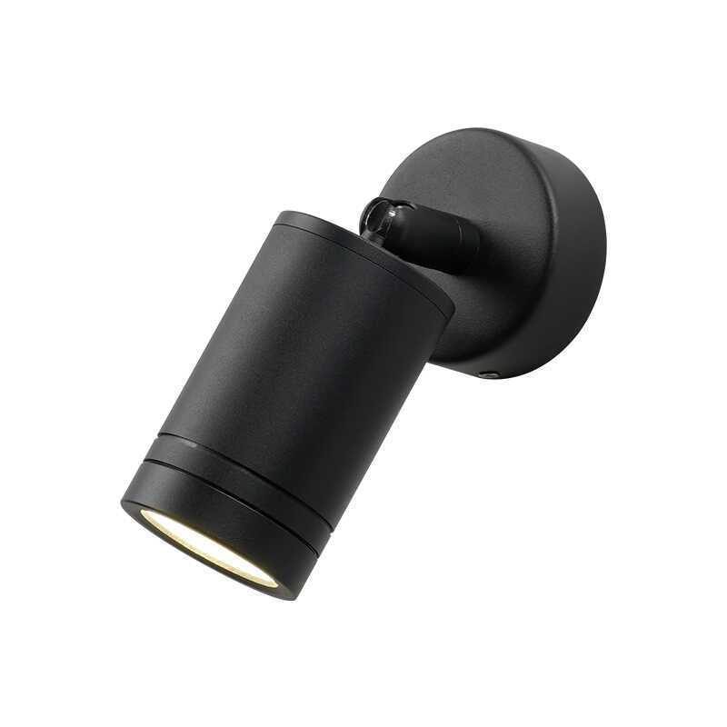 Modern Minimalist Waterproof Aluminum Adjustable Cylinder LED Outdoor Wall Sconce