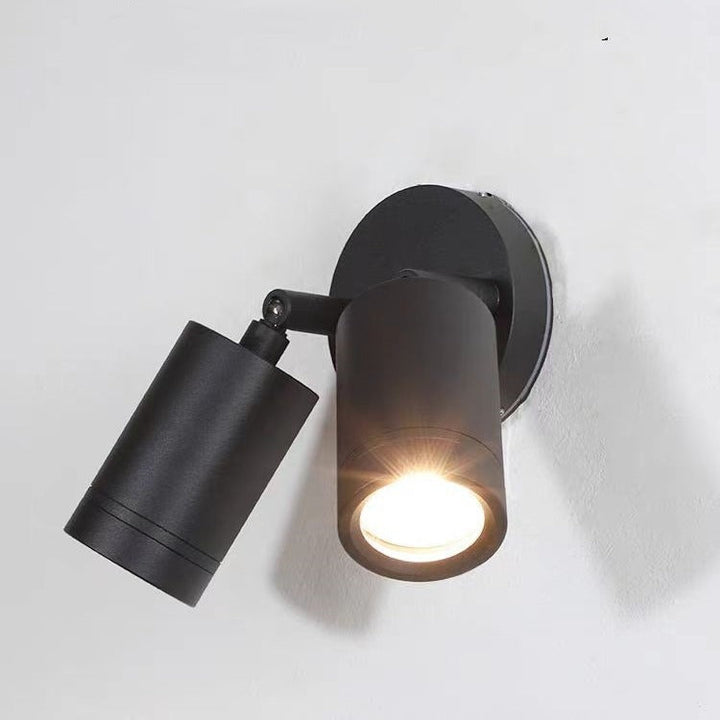 Modern Minimalist Waterproof Aluminum Adjustable Cylinder LED Outdoor Wall Sconce-Orizon Depot