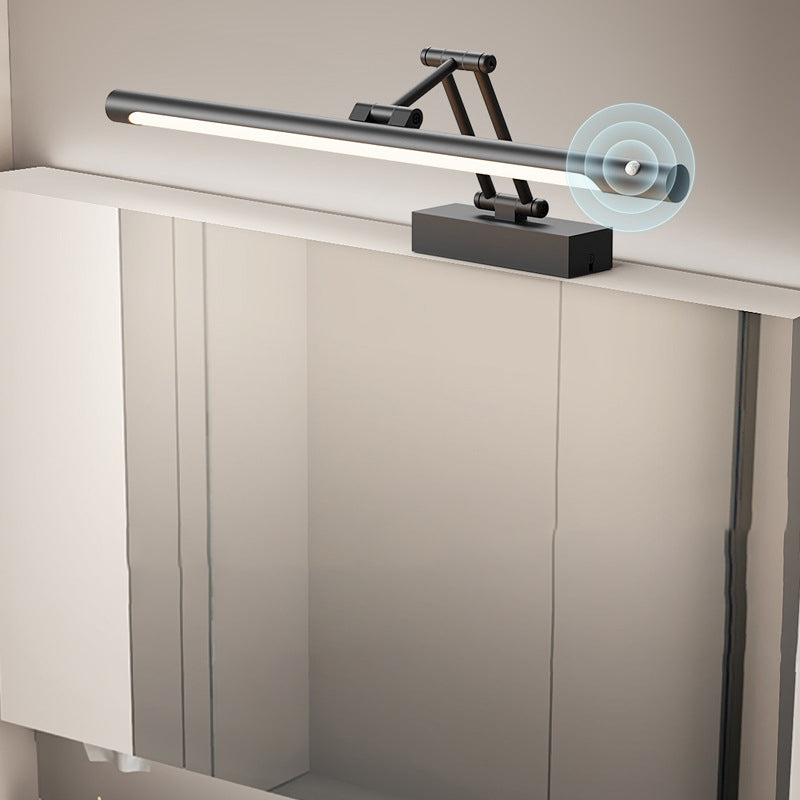 Modern Minimalist Iron PC Waterproof Motion Sensor LED Strip Wall Sconce Vanity Light for Bathroom-Orizon Depot