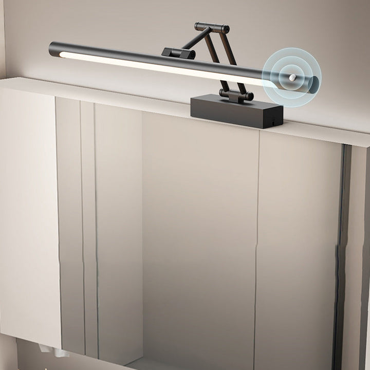 Modern Minimalist Iron PC Waterproof Motion Sensor LED Strip Wall Sconce Vanity Light for Bathroom-Orizon Depot