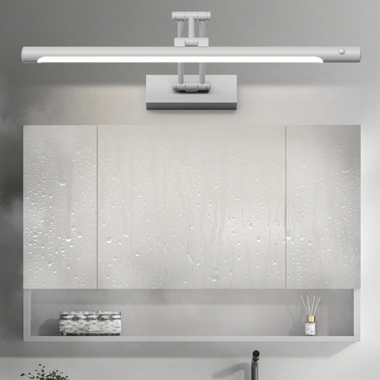Modern Minimalist Iron PC Waterproof Motion Sensor LED Strip Wall Sconce Vanity Light for Bathroom-Orizon Depot