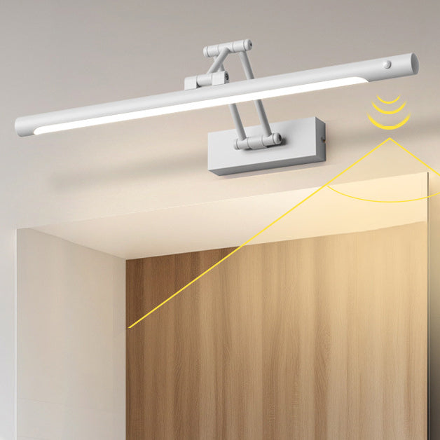 Modern Minimalist Iron PC Waterproof Motion Sensor LED Strip Wall Sconce Vanity Light for Bathroom-Orizon Depot
