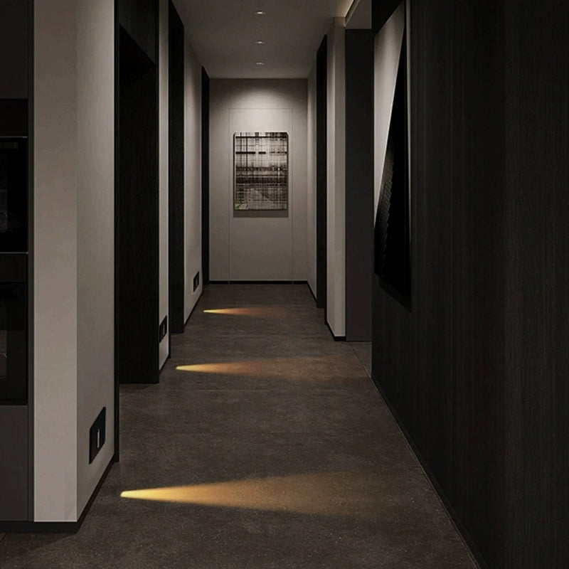 Modern Minimalist Waterproof Aluminum Steel PC Square LED Recessed Wall Lamp for Hallway-Orizon Depot