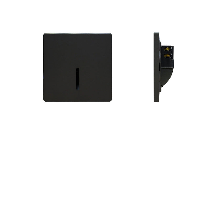 Modern Minimalist Waterproof Aluminum Steel PC Square LED Recessed Wall Lamp for Hallway
