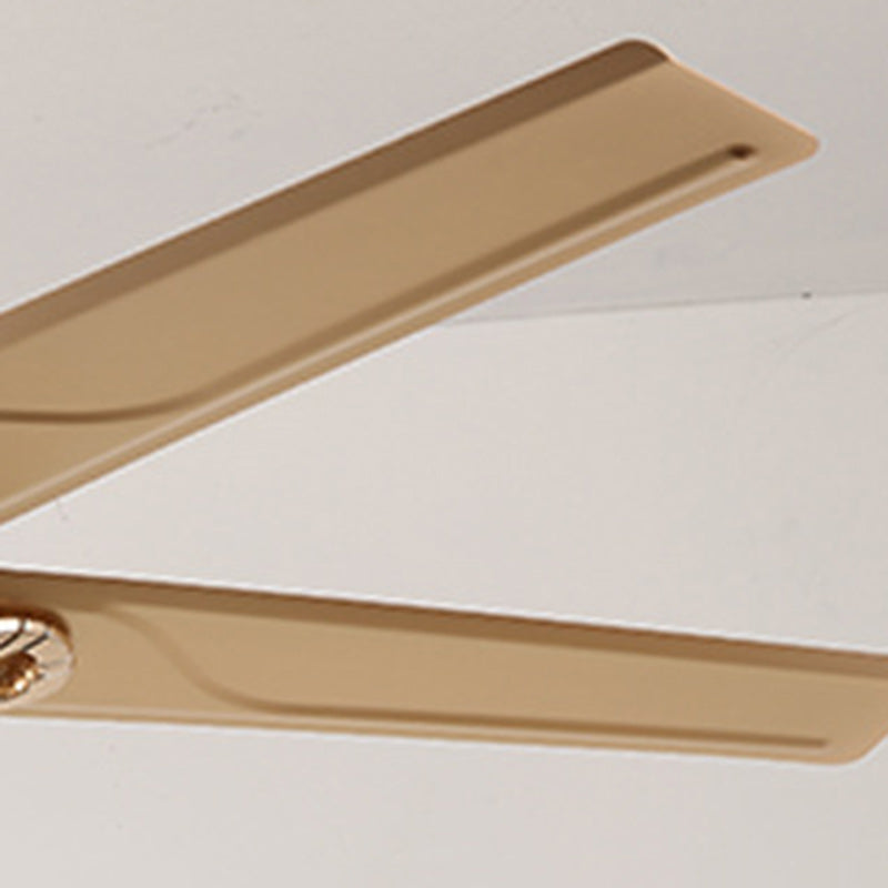 Traditional European Bell Floral Iron Wood PVC Glass Multi Light Downrod Ceiling Fan Light-Orizon Depot