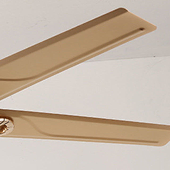 Traditional European Bell Floral Iron Wood PVC Glass Multi Light Downrod Ceiling Fan Light-Orizon Depot