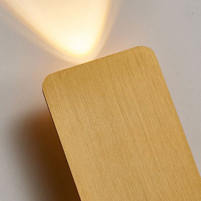 Nordic Minimalist Aluminum Rectangular Flat Panel LED Wall Sconce 2-Light Lamp-Orizon Depot