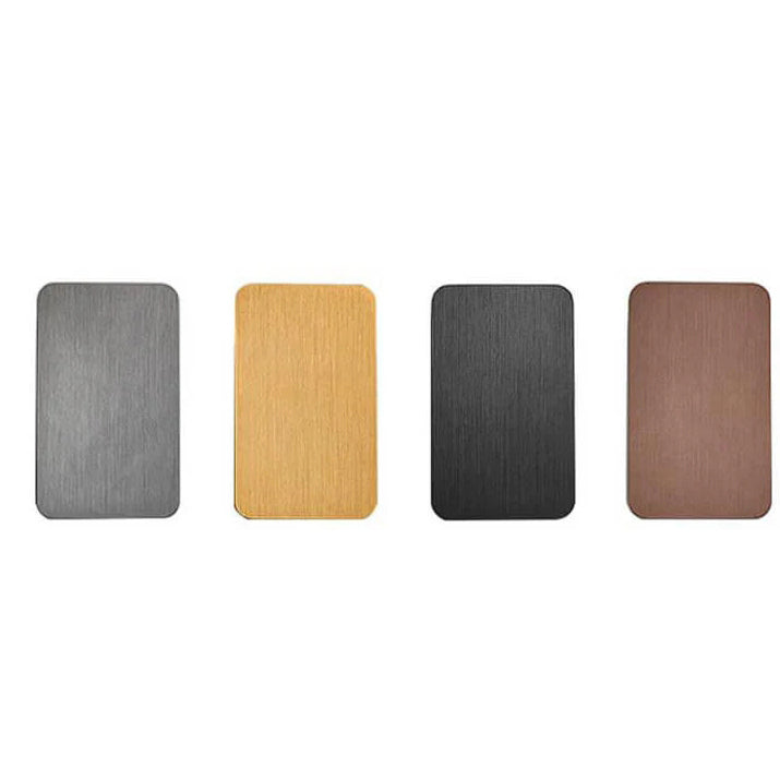 Nordic Minimalist Aluminum Rectangular Flat Panel LED Wall Sconce 2-Light Lamp-Orizon Depot