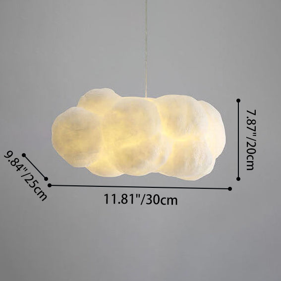 Modern Creative Floating Cloud 1-Lamp LED Pendant Light-Orizon Depot