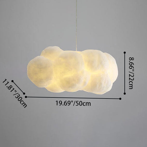 Modern Creative Floating Cloud 1-Lamp LED Pendant Light-Orizon Depot