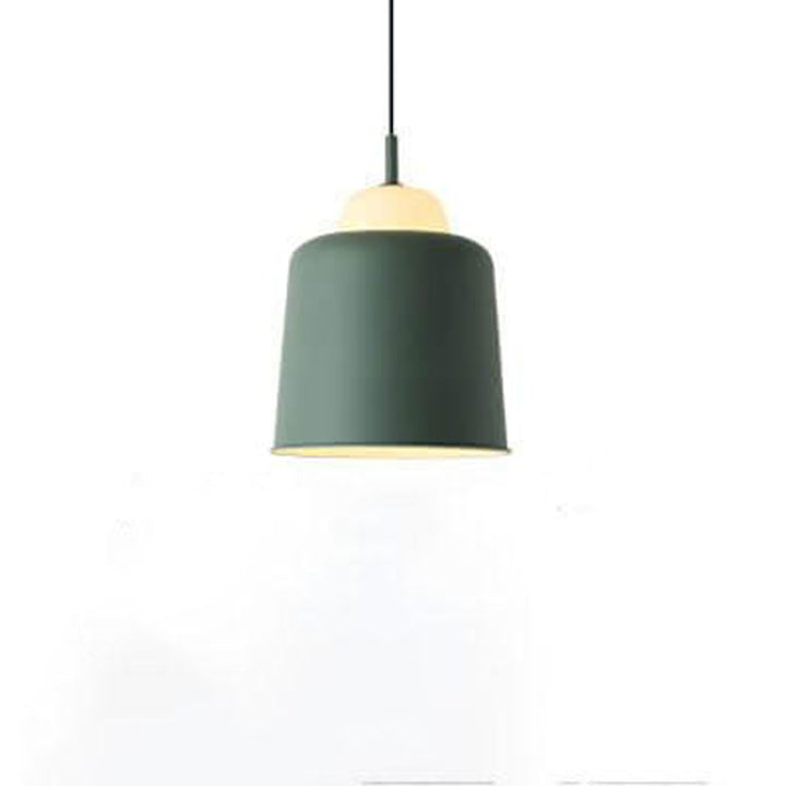 Nordic Modern Creative Macaron Aluminum 1-Light Dome Pendant Lamp-Orizon Depot
